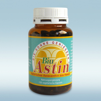 BiuAstin - 4 mg natürl. Astaxanthin 150 Kapseln vegan
