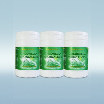 Chlorella-Mikroalgen - Made in Germany 3x 600 Tabletten