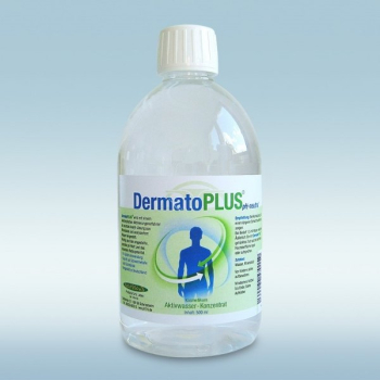 DermatoPlus für Haut- und Schleimhautirritationen, bei sensibler, gereizter oder gestresster Haut, auch sehr gut für eine Mundspülung geeignet