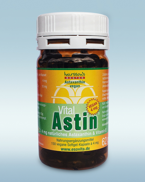 Hol' Dir Dein veganes Astaxanthin bei Happy Life Food: Astaxanthin-Kapseln mit 4 mg natürlichem Astaxanthin – der herausragende Zellschutz für Jung und Alt! Einzigartig in Deutschland!