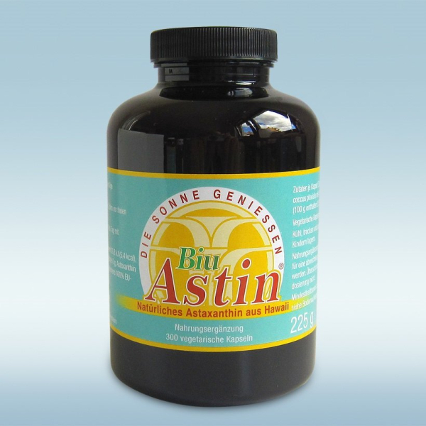BiuAstin 300 Kapseln mit natürlichem Astaxanthin - ein im ganzen Körper aktiver Zellschutz!